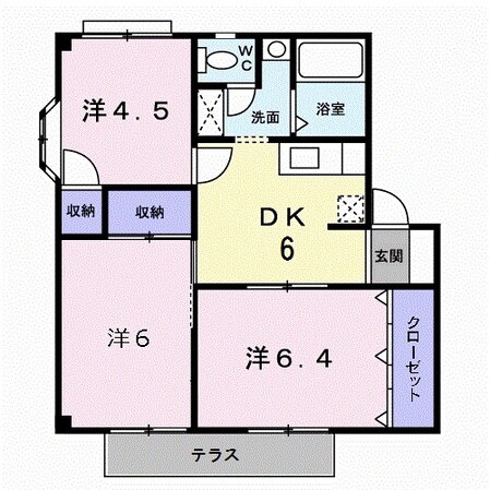 エクセレントハイツIIの物件間取画像